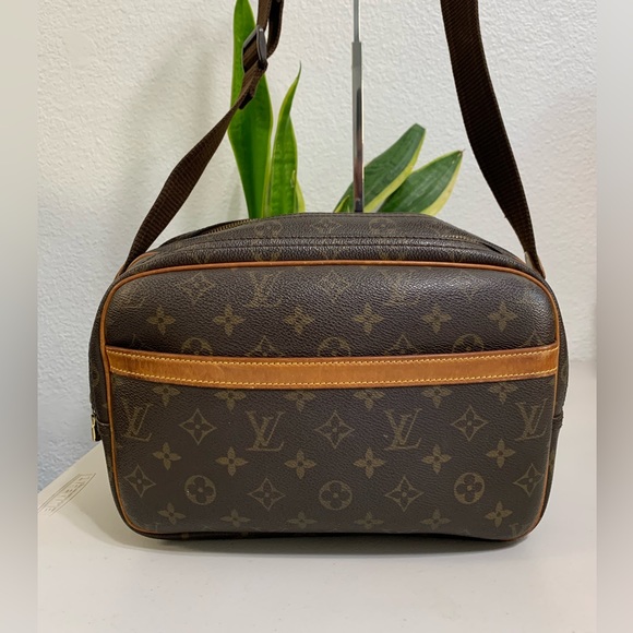 💕👜LOUIS VUITTON Reporter PM Crossbody Shoulder Bag Monogram Leather - Picture 13 of 16